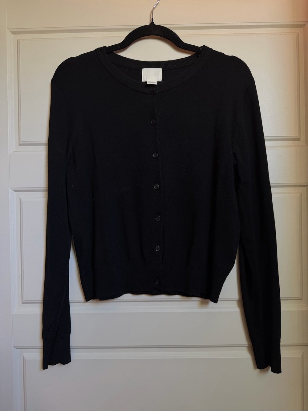 Black cardigan